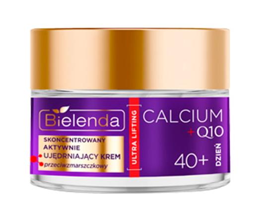 Концентрированный активно укрепляющий крем Bielenda Calcium + Q10 против морщин для дня 40+, 50 мл