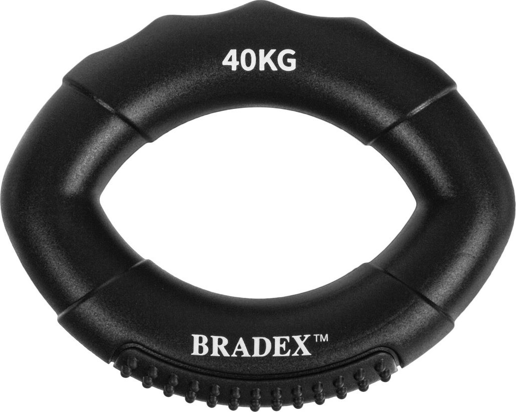 Кистевой эспандер Bradex SF 0575 40 кг круглый массажный, черный
