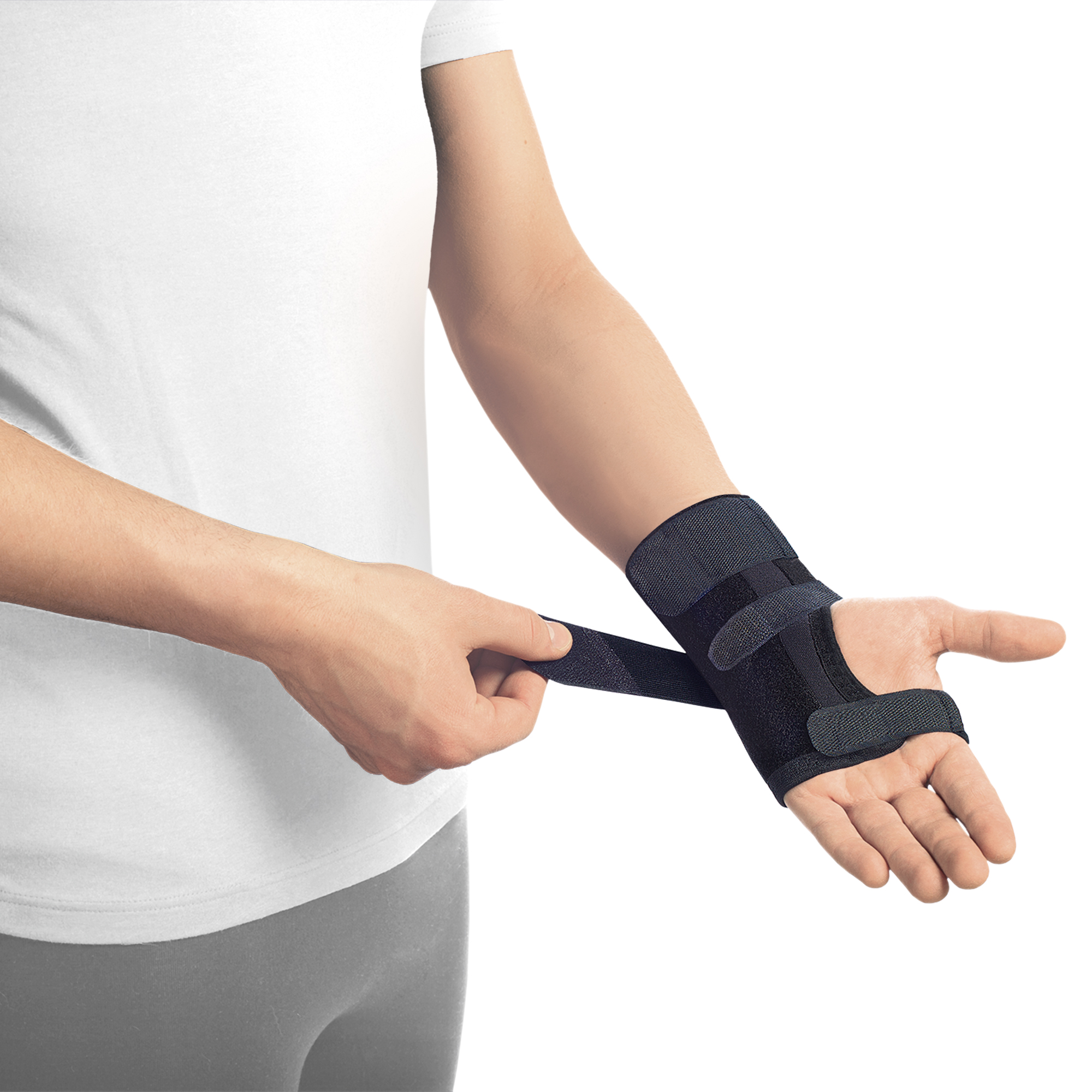 Бандаж фиксирующий на запястье с шиной Польза 1411