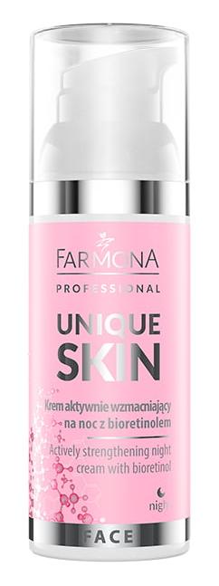 Активно укрепляющий ночной крем Farmona Unique Skin с биоретинолом, 50 мл