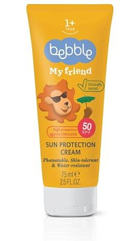 Детский солнцезащитный крем Bebble My Friend SPF 50, 75 мл