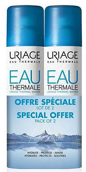 Термальная вода Uriage Урьяж Eau Thermale, 300 мл х 2 шт.