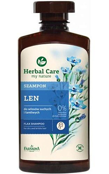 Шампунь для волос Farmona Herbal Care Льняной, 330 мл