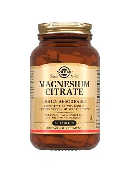 БАД Solgar Цитрат магния таб 1717мг №60