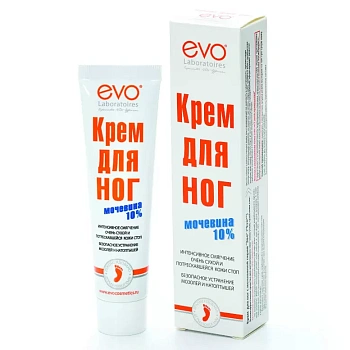 Крем для ног Evo с мочевиной 10%, 100 мл