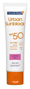 Защитный крем NovaClear Urban Sunblock для чувствительной  кожи SPF 50+, 40 мл