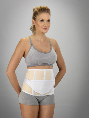 Бандаж послеоперационный абдоминальный Ortex ОРТЕКС 031B, высота 26 см.