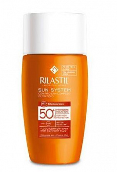 Флюид для ухода за кожей младенцев и детей Rilastil Sun System Pediatric PPT Baby с pro-DNA complex SPF 50+, 50 мл