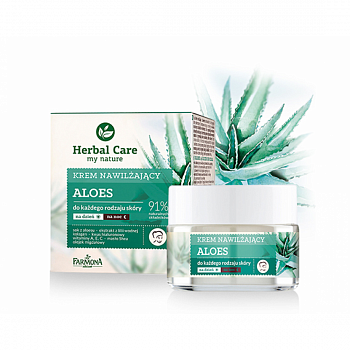 Увлажняющий крем для лица Farmona Herbal Care "Алоэ на день и ночь", 50 мл