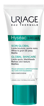 Крем для лица Uriage Урьяж "Hyseac 3-Regul Soin Global" для жирной и комбинированной кожи, 40 мл