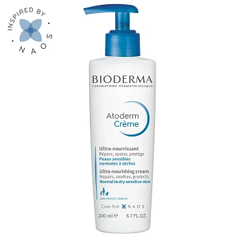 Крем для тела Bioderma Atoderm с помпой, 200 мл