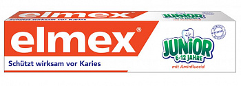 Паста зубная для детей Colgate Elmex Junior 6-12 лет, 75 мл