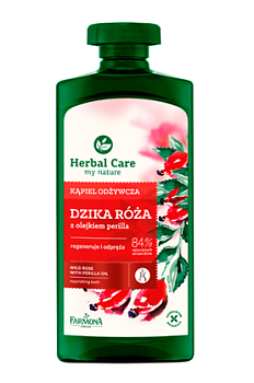 Питательный гель для ванны и душа Farmona Herbal Care "Шиповник и масло периллы", 500 мл