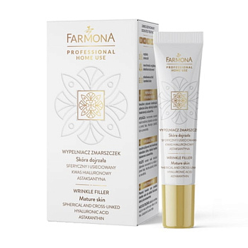 Антивозрастной крем-заполнитель морщин Farmona Professional Home Use для кожи вокруг глаз и губ, 15 мл