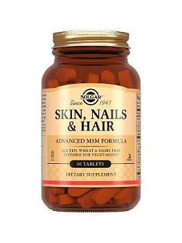 БАД Solgar для волос, кожи, ногтей таблетки 1397мг №60