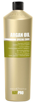 Шампунь для волос Kaypro Special Care Argan Oil питательный с аргановым маслом для сухих, тусклых и безжизненных волос, 1 л