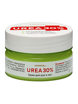 Крем для рук и ног Aroma’Saules "Urea 30%", 75 мл