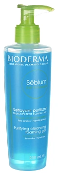 Очищающий гель для лица Bioderma Себиум/Sebium, 200 мл