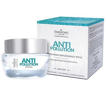 Дневной крем для лица Farmona Anti Pollution SPF 15, 50 мл
