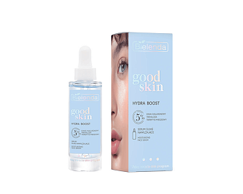 Сильно увлажняющая сыворотка для лица Bielenda Good Skin Hydra Boost с гиалуроновой кислотой, трегалозой, трипептидами, 30 мл