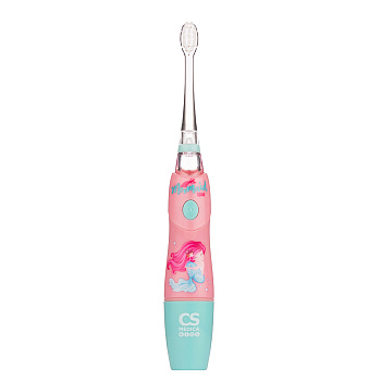 Электрическая звуковая детская зубная щетка CS Medica/Сиэс Медика KIDS CS-9760-F