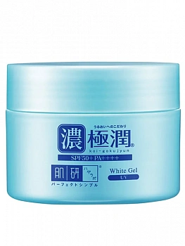 Универсальный солнцезащитный гель для лица Hada Labo "UV White Gel SPF 50+", 90 мл