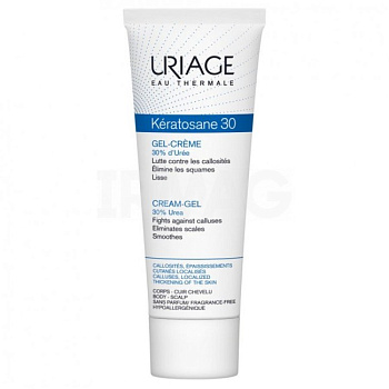 Гель-крем для тела Uriage Урьяж Keratosane 30 Gel Creme, 75 мл