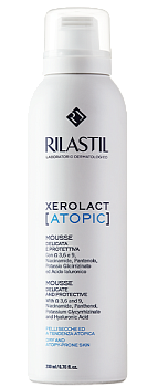 Нежный защитный мусс Rilastil Xerolact Atopic для сухой и склонной к атопии кожи, 200 мл