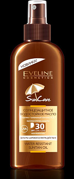 Солнцезащитное водостойкое масло Eveline SPF 30 San Care, 150 мл