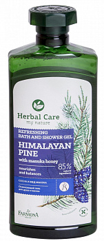 Освежающий гель для ванны и душа Farmona Herbal Care "Гималайская сосна и мед мануки", 500 мл