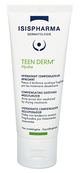 Крем восстанавливающий увлажняющий ISISPHARMA/Исисфарма Teen Derm Hydra при сухости и раздражении проблемной кожи с акне , 40 мл