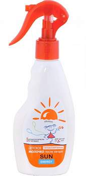 Детское молочко гипоаллергенное после загара Sun Energy Kids, 200 мл