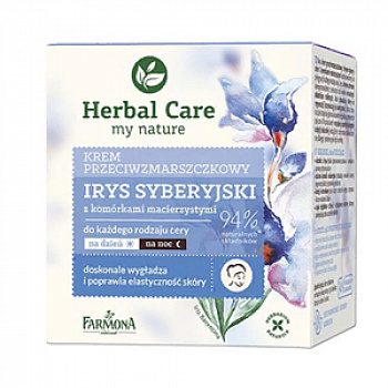 Крем для лица против морщин Farmona Herbal Care "Сибирский Ирис на день и ночь", 50 мл