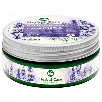 Увлажняющее масло для тела Farmona Herbal Care "Лаванда и ванильное молочко",  200 мл