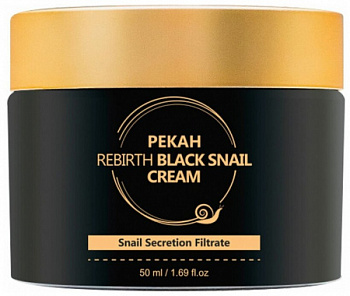 Крем с муцином черной улитки Pekah Rebirth Black Snail, 50 мл